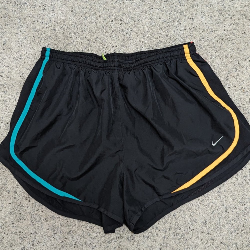Nike Dri-Fit Running Shorts Black Womens XL